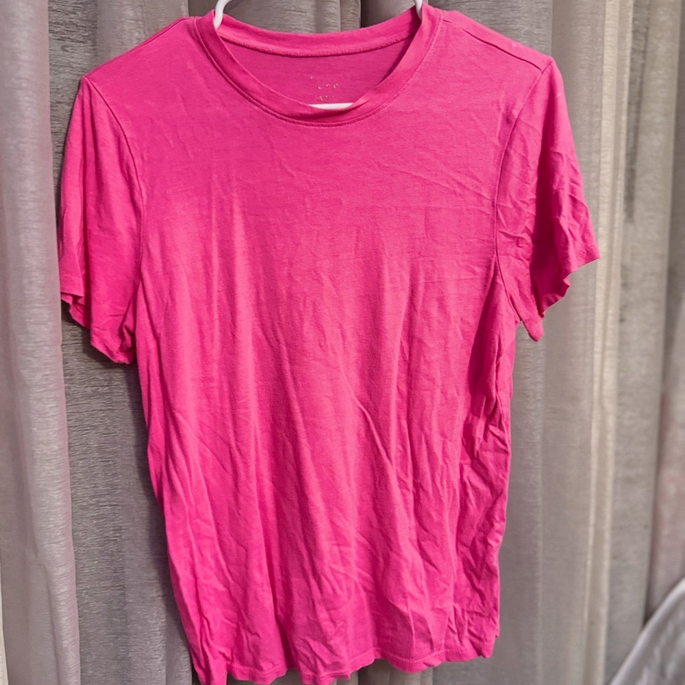 a new day Fuchsia Short Sleeve Tee